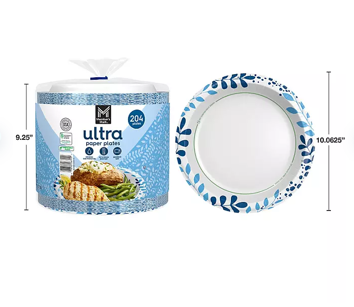 Member's Mark Ultra Plate, 10-1/16" (204 Count) - Bellso